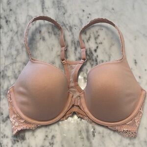 Victoria's Secret Lace Body by Victoria Racerback Demi bra